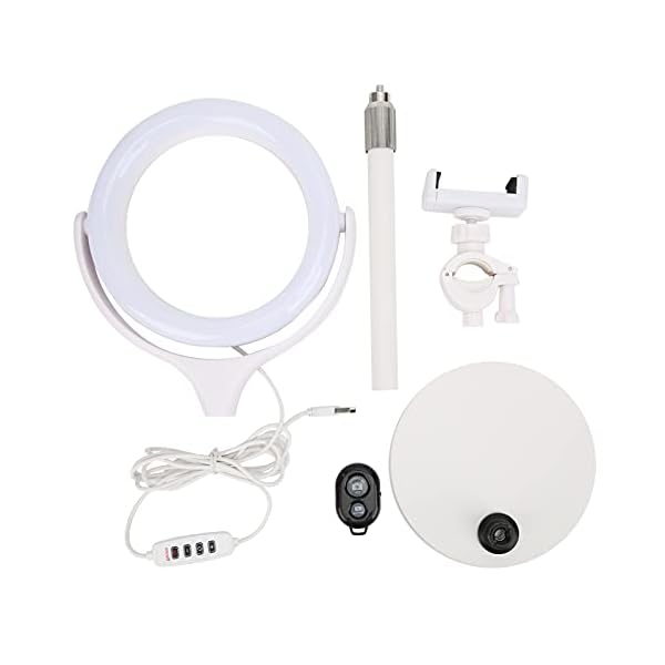 cersalt Ringlampe, 7-10 W 66 Lichtperlen Ringlicht USB für Live Steaming – Bild 7