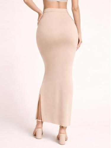 Stretchable saree underskirt with elastic waistband