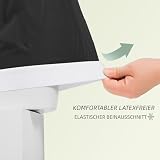 Carer 2 Stück Inkontinenz-Auslaufsichere Unterwäsche Boxershorts für Erwachsene Plastik-Windelhülle Waschbare Wiederverwendbare Wasserdichte InkontinenzUnterwäsche Boxershorts Unisex Schwarz Größe L