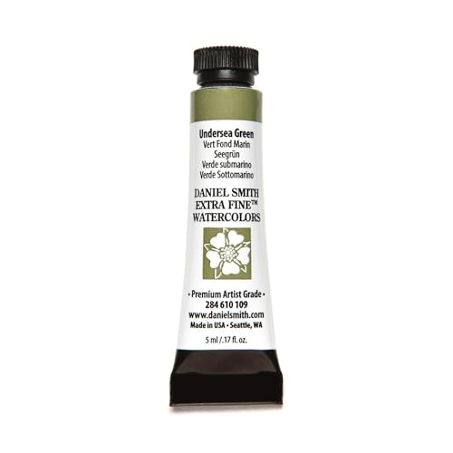 DANIEL SMITH 284610109 Extra Fine Watercolors Tube, 5ml, Undersea Green