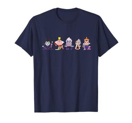 Ya en mundofriki.es: Villanos de Disney Kawaii Chibi Evil Queens Camiseta