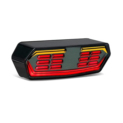Piloto trasero para Honda MSX125 Grom con luz de freno ahumada y direccionales
