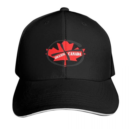 Geocaching Gorra de béisbol Canadá Gorra de Hip Hop Sombrero de Hombre de tamaño Grande para Hombre |-F-| Ropa de Golf Femenina Ropa Masculina