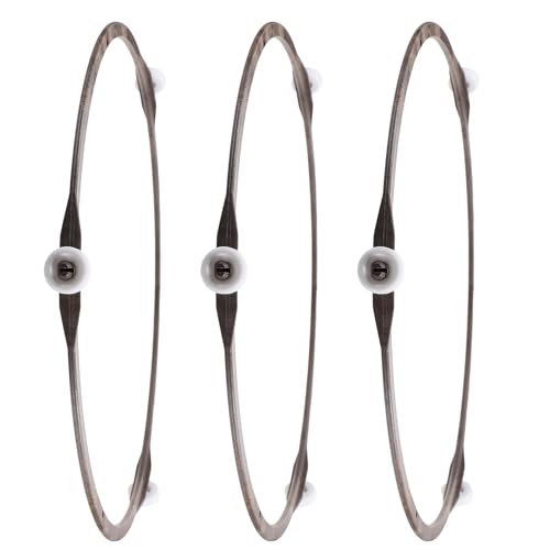 TOYANDONA 3pcs Microwave Glass Turntable Plate Roller Oven Replacement Parts Rotating Ring for Microwave Glass Plate Tray