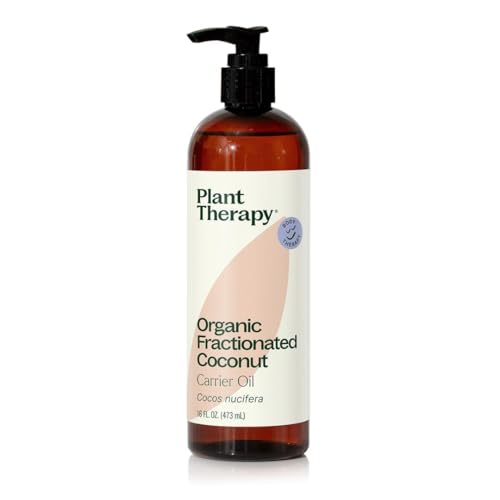 Plant Therapy Organic Fractionated Coconut Oil 16 oz