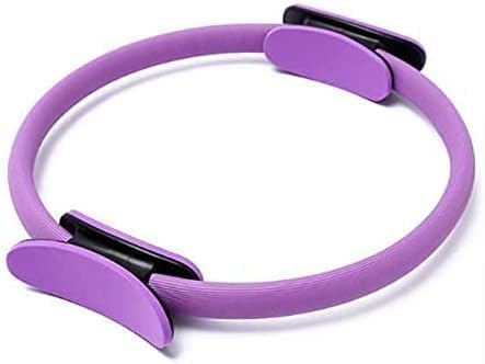 EIZZOU Yoga Circle Exercise Pilates Ring with Full Body Toning Fitness for Stretching, Relaxation Multicolor (Style-2)