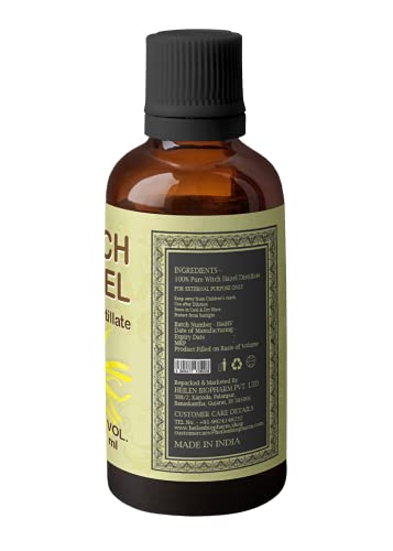 Image of Heilen Biopharm Witch Hazel Aqueous Extract (Hamamelis Virginiana) Stronger & More Effective than Oil - 100 mL Pack of 1