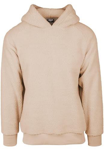 Urban Classics Herren Sherpa Hoodie Kapuzenpullover,, per pack Beige...
