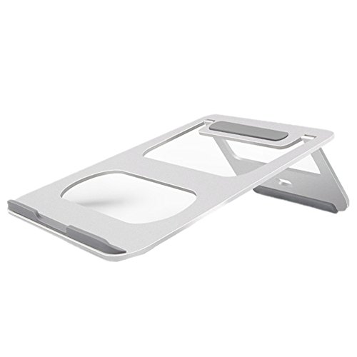 Leichte Faltbare Laptopständer Notebookständer Kochbuchständer in Alulegierung / Laptophalter für Notebooks, Laptops, eBook-Reader,Tablet, Notenhefte