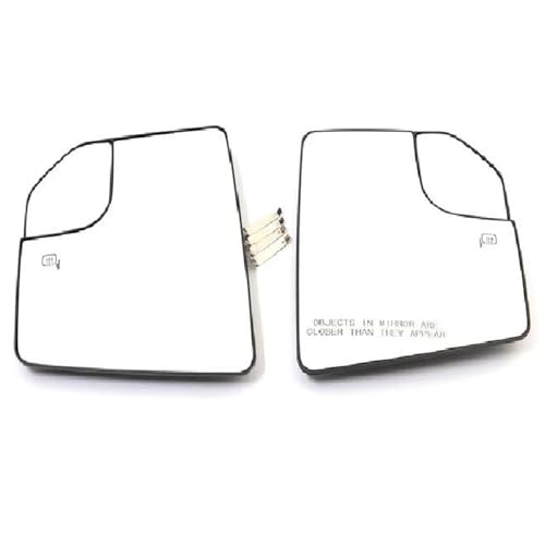 Lentille rétroviseur porte en verre chauffante pour Ford 2015-2020 ajustable