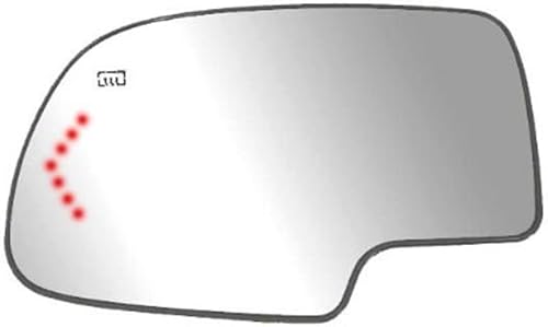 Vidrio de espejo con placa de apoyo Fit System, calefactado y sin atenuación, con luz de giro Led, Lado de conductor (izquierdo)