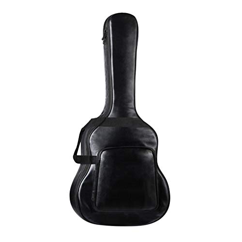 FARUTA Sac de guitare de 40/41 pouces réglable à double sangle pour guitare acoustique avec poche de poignée, housse… - Les Beatles, Paul McCartney, John Lennon, RIngo Starr, George Harrison FARUTA Sac de guitare de 40/41 pouces réglable à double sangle pour guitare acoustique avec poche de poignée, housse…