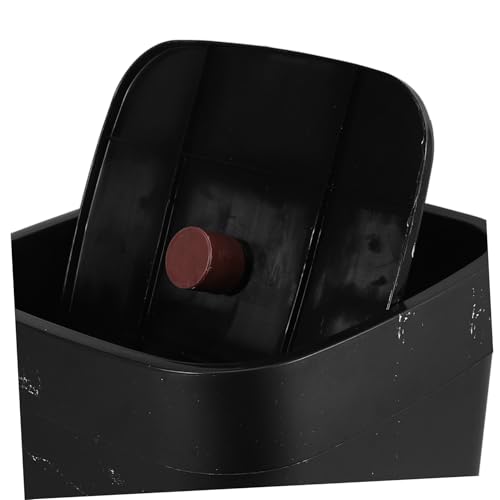 Caneca de basura pequeña rectangular con tapa abatible miniatura 3