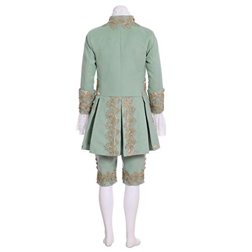 COUCOU Age Victorian Costume Men Rococo Costume Suit Jacket Vest Prince Cosplay Halloween