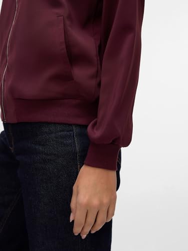 VERO MODA Damen Vmcoco L/S Bomber Ga Noos Kurzjacke, Winetasting, L