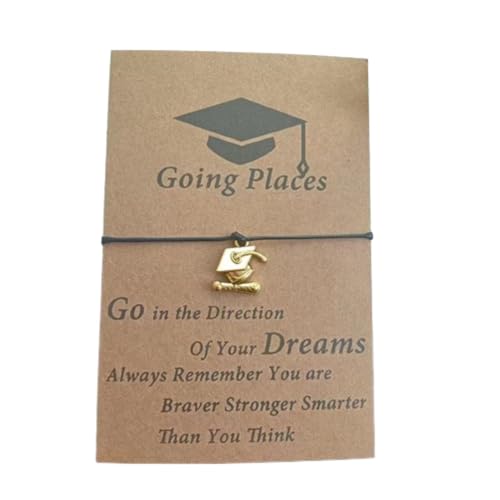 Get Her Graduation Gift for Him Bracelet with Graduation Card Graduation Gift High School College Cute Dangling