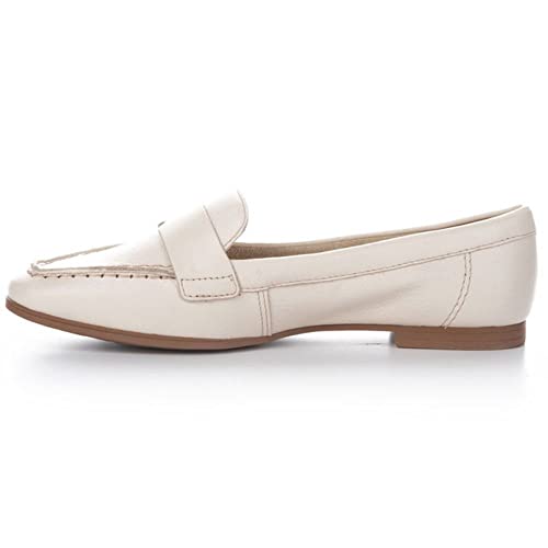 Sapato Mocassim em Couro Feminino Dakota Bege