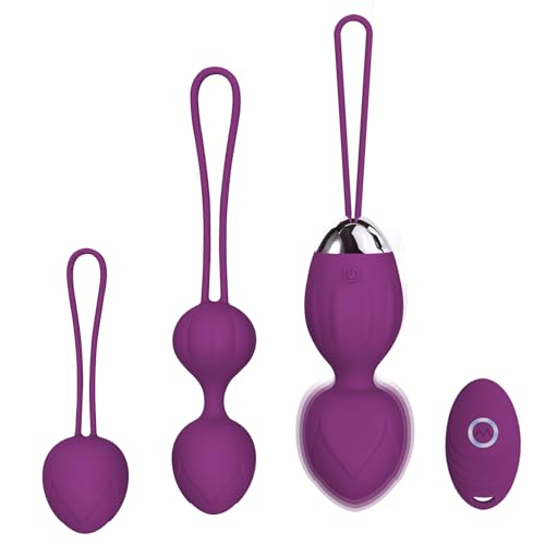 HXX-LUVSOUL 3 Kegel Balls for Women Tightening Exercise Set, Different Kegel Weights for Pelvic...