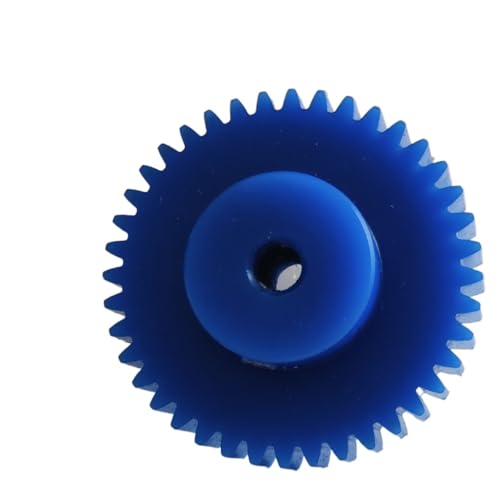 Cylindrical Drive 1pcs 1.5M 24T Plastic Spur Gear 1.5 Module 24 Teeth Cylindrical Gear with Step Straight Teeth Transmission Pinion Rack Machinery(6MM BORE)