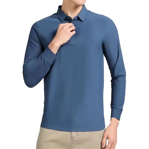 T-shirt manches longues homme soie glacée extensible anti-transpiration
