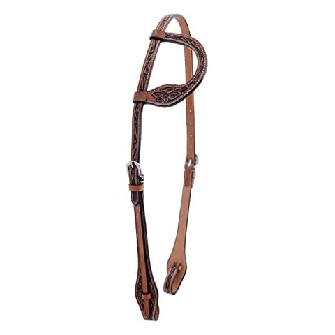 Majestic Ally Horse Headstall, Natural Cover