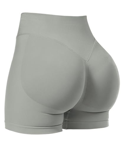 Image of VOYJOY Women Workout Impact Shorts 2.5 inch / 3.6 inch / 4.5 inch / 6 inch Scrunch Butt Booty | Tummy Control, High Waisted, Bike Short, Gentle Compression, for Women