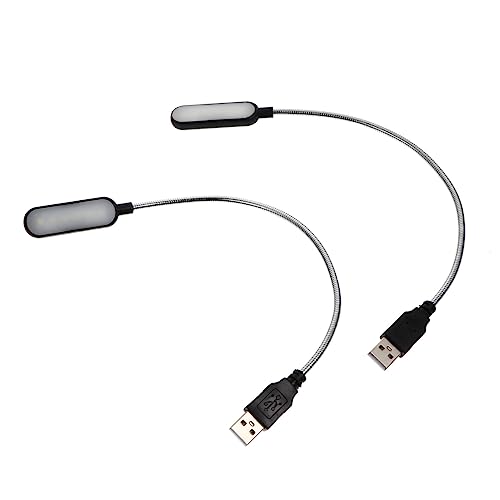 Doitool 2er Set USB-Lampe Flexibel