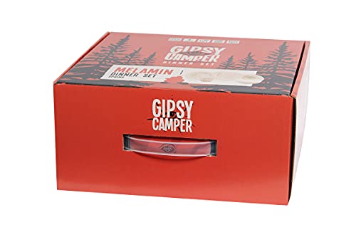 Set di stoviglie in melamina Spring, 8 pezzi