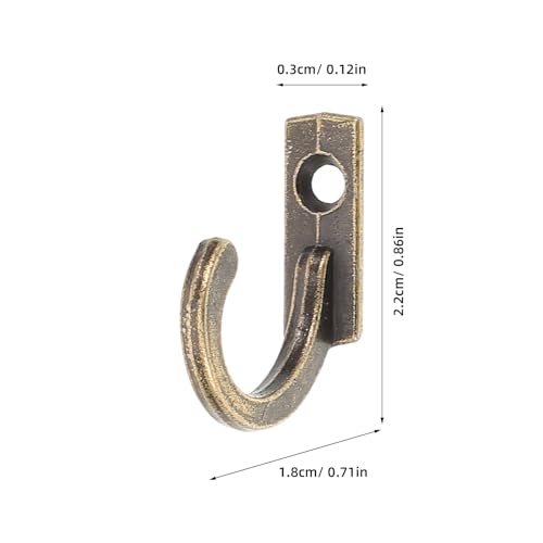 10-Pack-Coat-Hanger-Hooks-Single-Prong-Zinc-Alloy-Robe-Hooks-Heavy-Duty-Robe-Hanger-Rustproof-Wall-Hooks-Indoor-Outdoor-Home-Garden-Country-Farmhouse-Garage 10 Pack Coat Hanger Hooks Single Prong Zinc Alloy Robe Hooks Heavy Duty Robe Hanger Rustproof Wall Hooks Indoor Outdoor Home Garden Country Farmhouse Garage