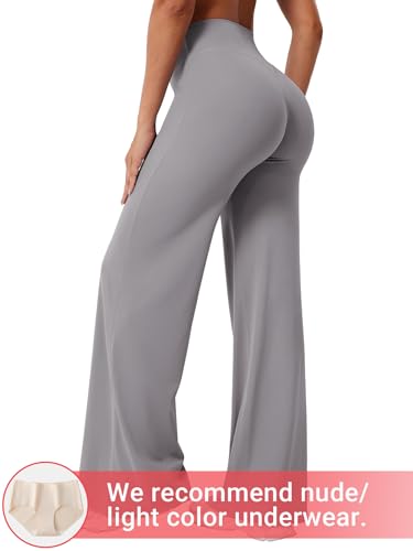 Image of YEOREO Ease Workout Leggings Womens No Front Seam Straight Leggings 29 inch / 31.5 inch / 33 inch / 35 inch High Waist Buttery Eddiy Yoga Pants