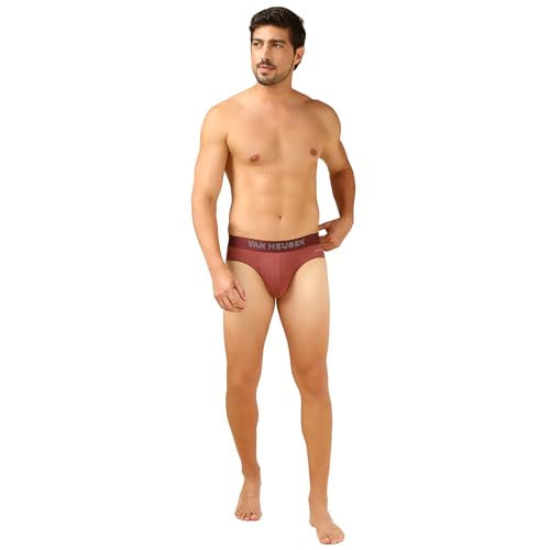Image of Van Heusen Men's Brief Pack of 1 | Air Series | Lightest Underwear | Mesh Fabric | Breathable Active Brief | Moisture-Wicking & Sweat Absorbent | No Ride-Up Fit | Gym, Sports & Activewear Underwear | Style 40047
