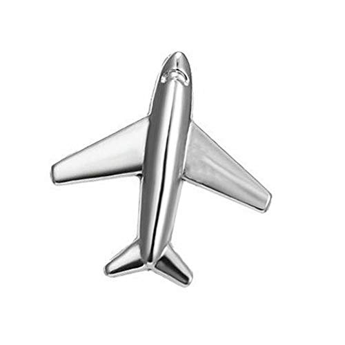 SaiDian 2 Pcs Airplane Brooch Pin Plane Smile Small Aircraft Brooch Lapel Pins Collar Badge for Backpack Shirt Bag Accessories