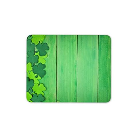 Destination Vinyl Green Shamrock Mouse Mat Cover