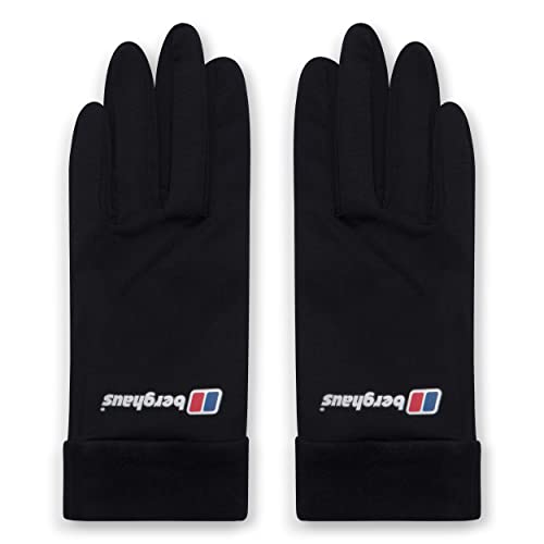 Berghaus Unisex Liner Insulated Touchscreen Compatible Gloves Black XS