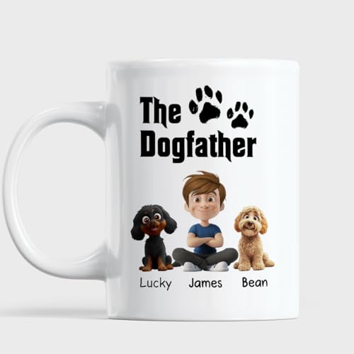 The Dogfather Mug Cerámico Personalizado miniatura 1