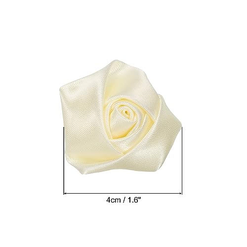 PATIKIL 1.6" Satin Ribbon Roses - Image 2