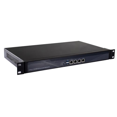 Matériel pare-feu PFSense OPNsense Mikrotik au format rack 1U avec 4 LAN Gigabit