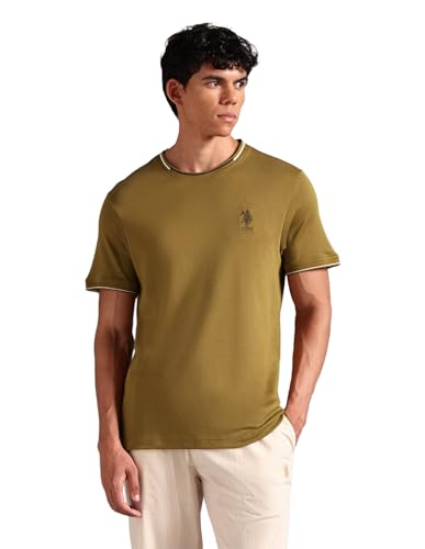 Image of U.S. Polo ASSN. Mens OEE08 Crew Neck Comfort Fit Lounge T-Shirt