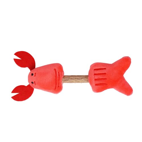 Cat Teether Stick Cat Wooden Polygonum Tea Stick Molar Stick Adult Cat Kitten Kitten Teeth Cleaning Snacks Chewing Toy Plush Toy Tooth Cleaning Toy for Pets