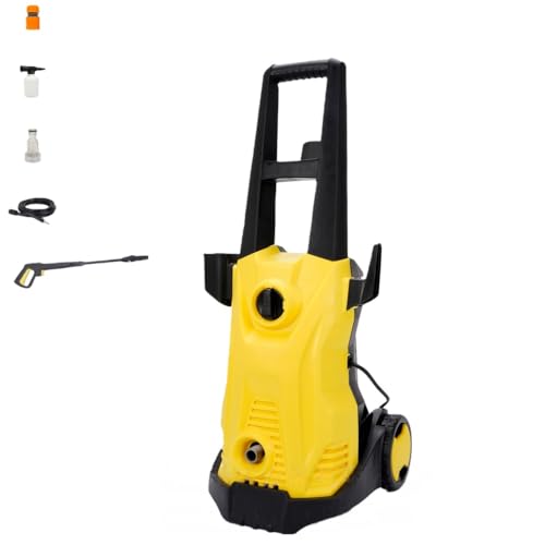 AOUGN 高圧洗浄機 、1800W1500W1200W、家庭用洗車機、ポータブル、IPX5防水、自吸式、水道直結 、自吸両用 、コンパクト、省エネ、過熱防止、高圧ホース3m 、 二重絶縁 、清掃 、強力噴射 、洗車用品、ベランダ 外壁 コケ 除去 、家庭