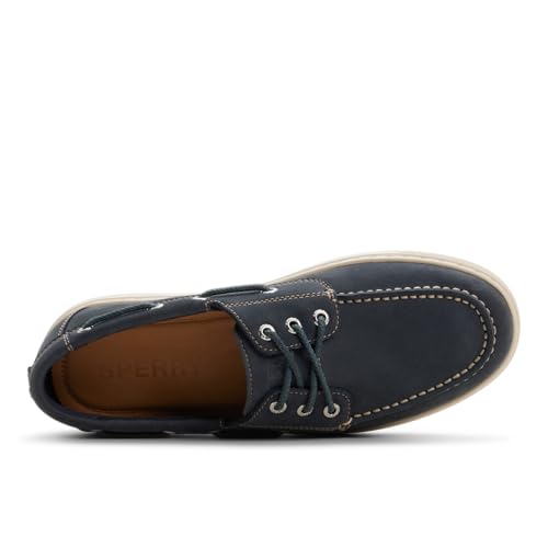 Image of Sperry Mens Como Moc Leather Boat Shoe