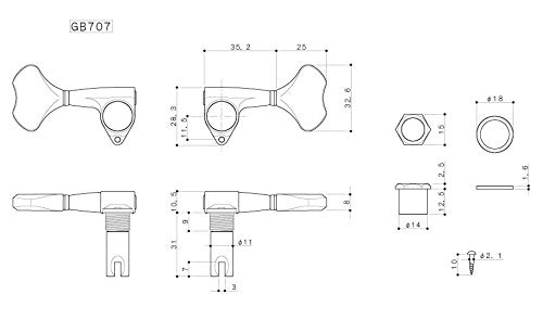 GOTOH (Sg[) x[XpyO GB707/L4 Cosmo Black