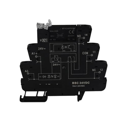 Module de relais à semi-conducteurs PLC 24V CC SSR rail DIN