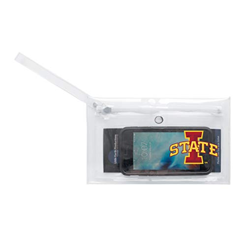 Image of Littlearth - LIWXY NCAA Iowa State Cyclones Unisex Ncaancaa Ticket Wristlet, Clear, 9 inch by 5.25 inch