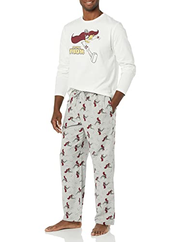 Image of Amazon Essentials Disney | Marvel | Star Wars Men's Flannel Pajama Sleep Sets