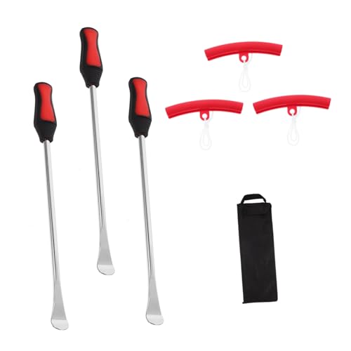 TOPPERFUN 1 Juego De Herramientas Para Reparación De Neumáticos Cucharas Para Neumáticos De Motocicleta Herramientas Para Neumáticos De Motocross Kit Para Cambio De Neumáticos Cucharas