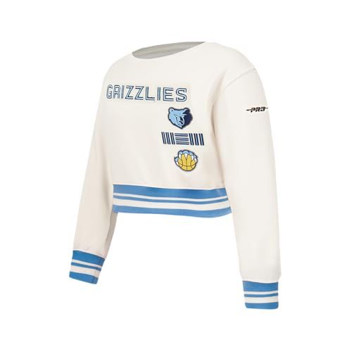Image of Pro Standard Big Girls NBA Retro Classics Fleece Crewneck Sweatshirt