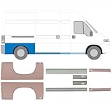 Reparaturblech Schweller + Kotflügel hinten für Fiat Ducato 1994-2006 / Satz