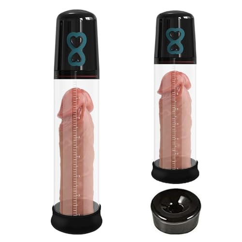 Men's Underwear Enlargement, Strong Suction Vacuum Pump, erectile dysfunction Training Tool, Powerful Electric Vacuum Pump, 8-inch Adjustable Men's Underwear Set Training Tool