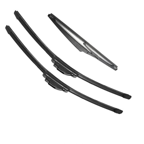 Essuie-glace avant et arrière anti-bruit et sans traces pour Toyota Prius V 2012-2021 (3PCS)